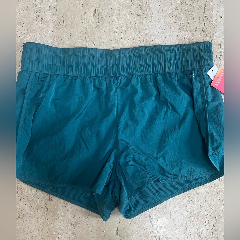 DSG Women’s Twitch & Allison 3” High Rise Waistband Short Teal Ocean 2XL